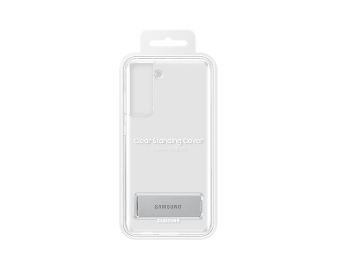 Etui Samsung Clear Standing Cover Transparent do Galaxy S21 FE (EF-JG990CTEGWW)