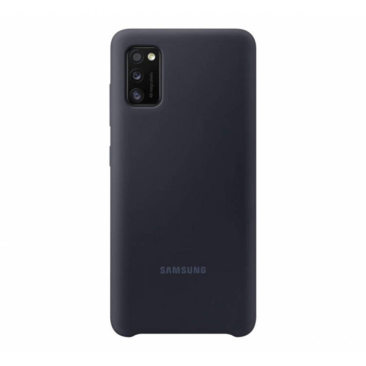 Etui Samsung Silicone Cover Czarny do Galaxy A41 (EF-PA415TBEGEU)