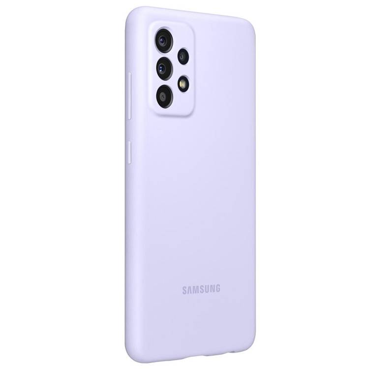 Etui Samsung Silicone Cover Fioletowy do Galaxy A72 (EF-PA725TVEGWW)