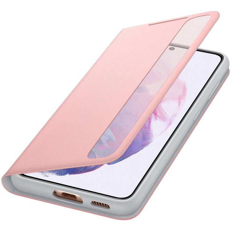 Etui Samsung Smart CLEAR View Cover Różowy do Galaxy S21 (EF-ZG991CPEGEE)