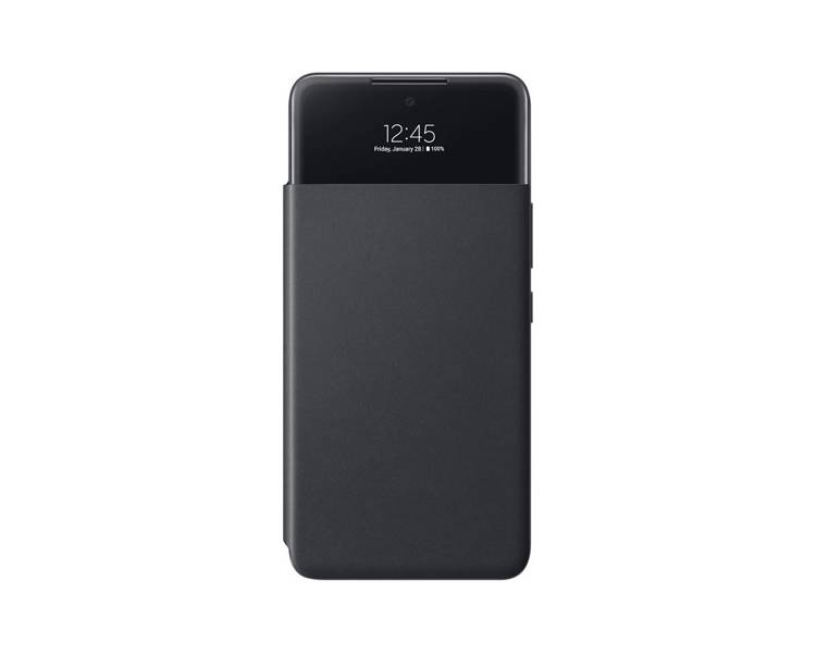 Etui Samsung Smart S View Wallet Cover Czarne do Galaxy A33 5G (EF-EA336PBEGEE)
