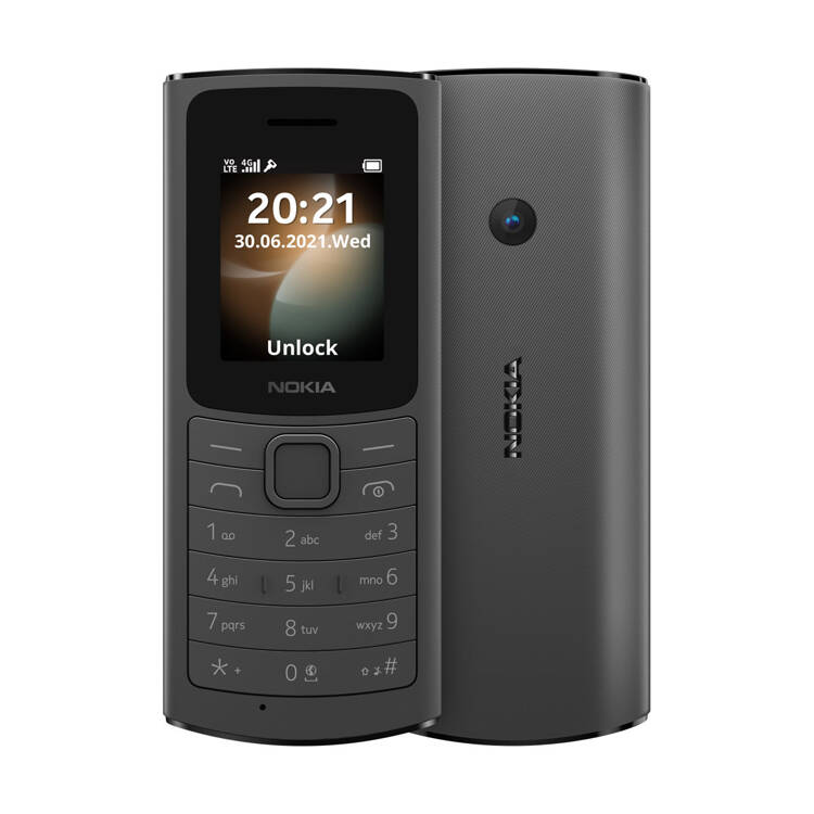 Nokia 110 4G Czarna Dual Sim