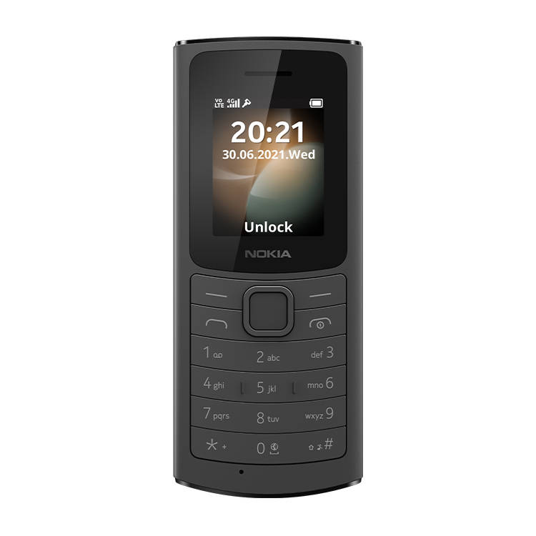 Nokia 110 4G Czarna Dual Sim /OUTLET