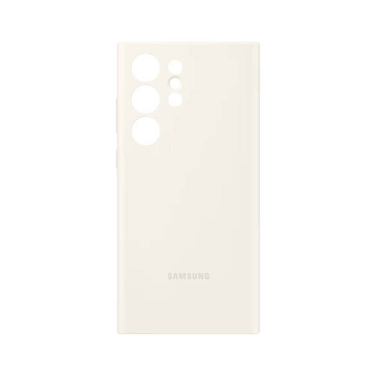 Samsung Silicone Case Kremowe do Galaxy S23 Ultra (EF-PS918TUEGWW)