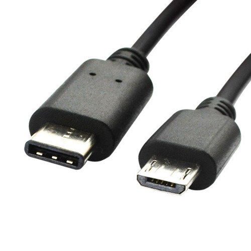 SmartGPS Kabel microUSB - USB-C Czarny KBO03