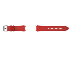 Pasek Samsung Hybrid Leather 20mm M/L Czerwony (ET-SHR89LREGEU)